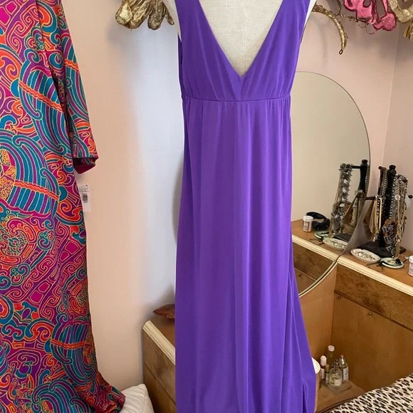 Natori Vibrant Purple Gown Size S - Picture 3 of 8